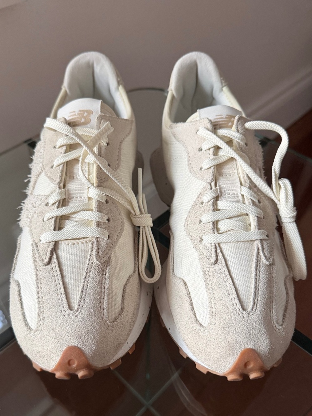 New Balance 327 Cream Neutral Sneakers Women’s 8.5
